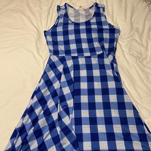 XL plaid LulaRoe Nikki Dress